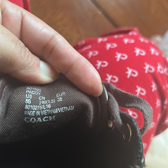 Coach Brown size 8 - Picture 5 of 5